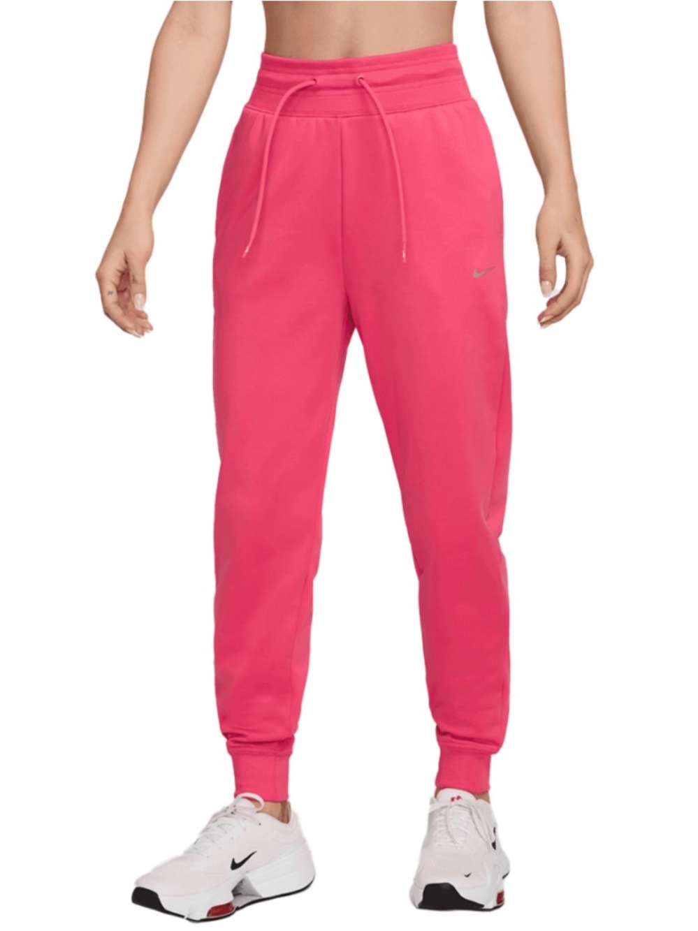 Nike Therma FIT One Women's High Waisted Joggers FB5431 629 Pink Size M